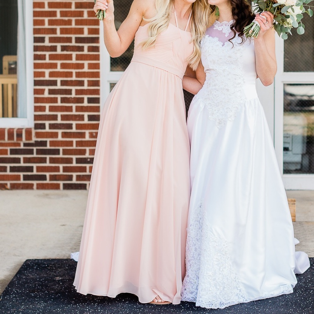 Azazie Pearl Pink dress